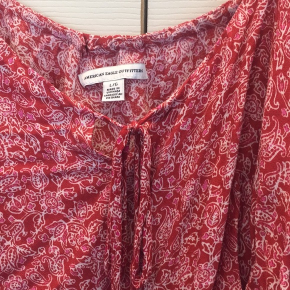 American Eagle flowy ruffle summer dress - Picture 7 of 8